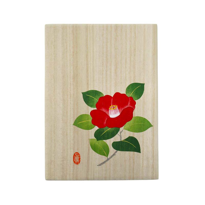 桐箱 真瑚 はがきサイズ /つばき